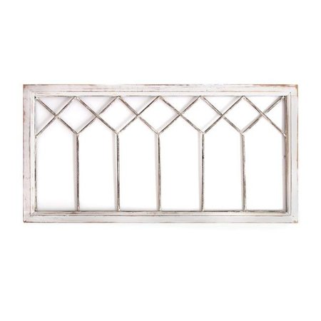 HOME ROOTS Home Roots 321316 Distressed Window Panel Wall Decor 321316